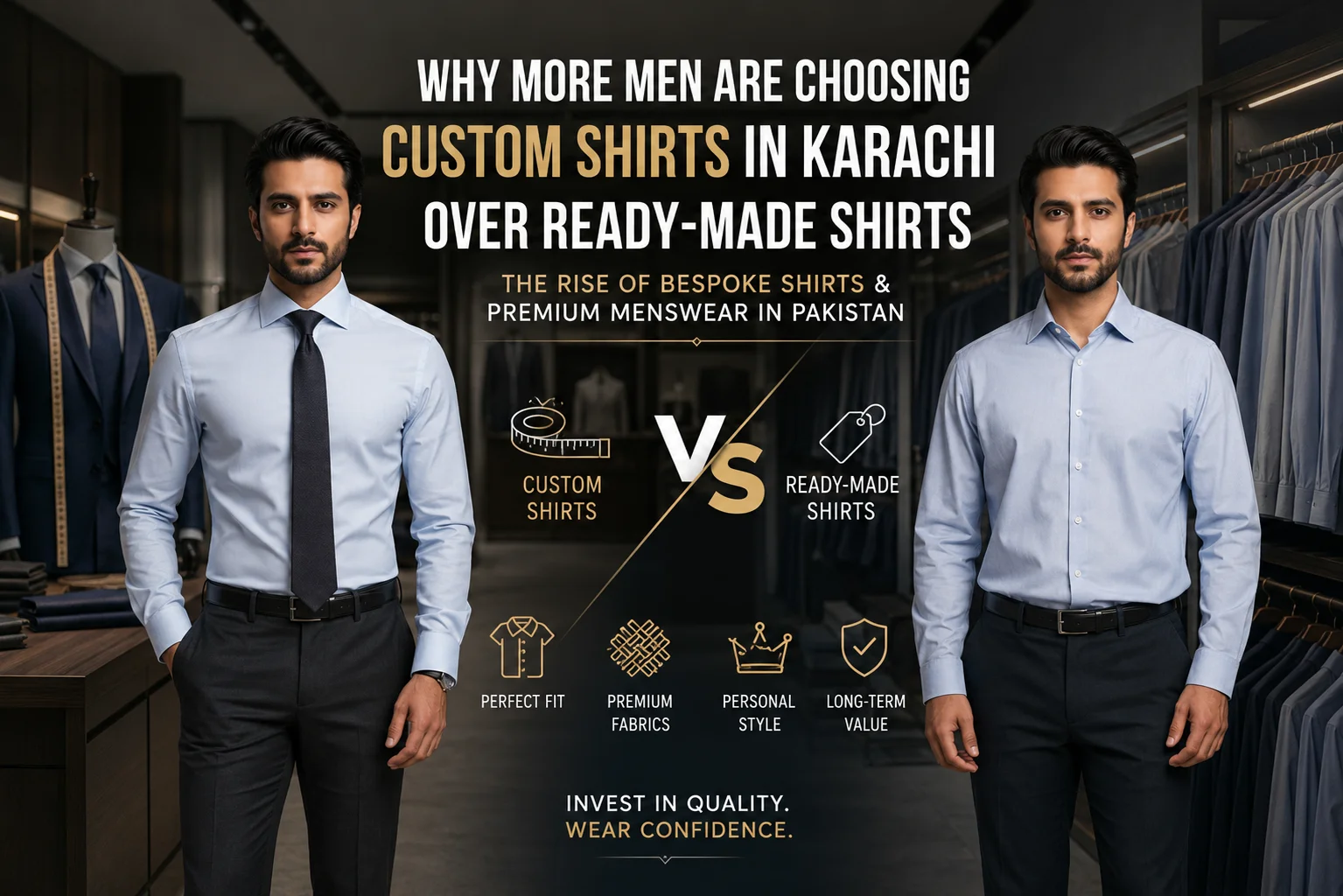 Why More Men Are Choosing Custom Shirts in Karachi